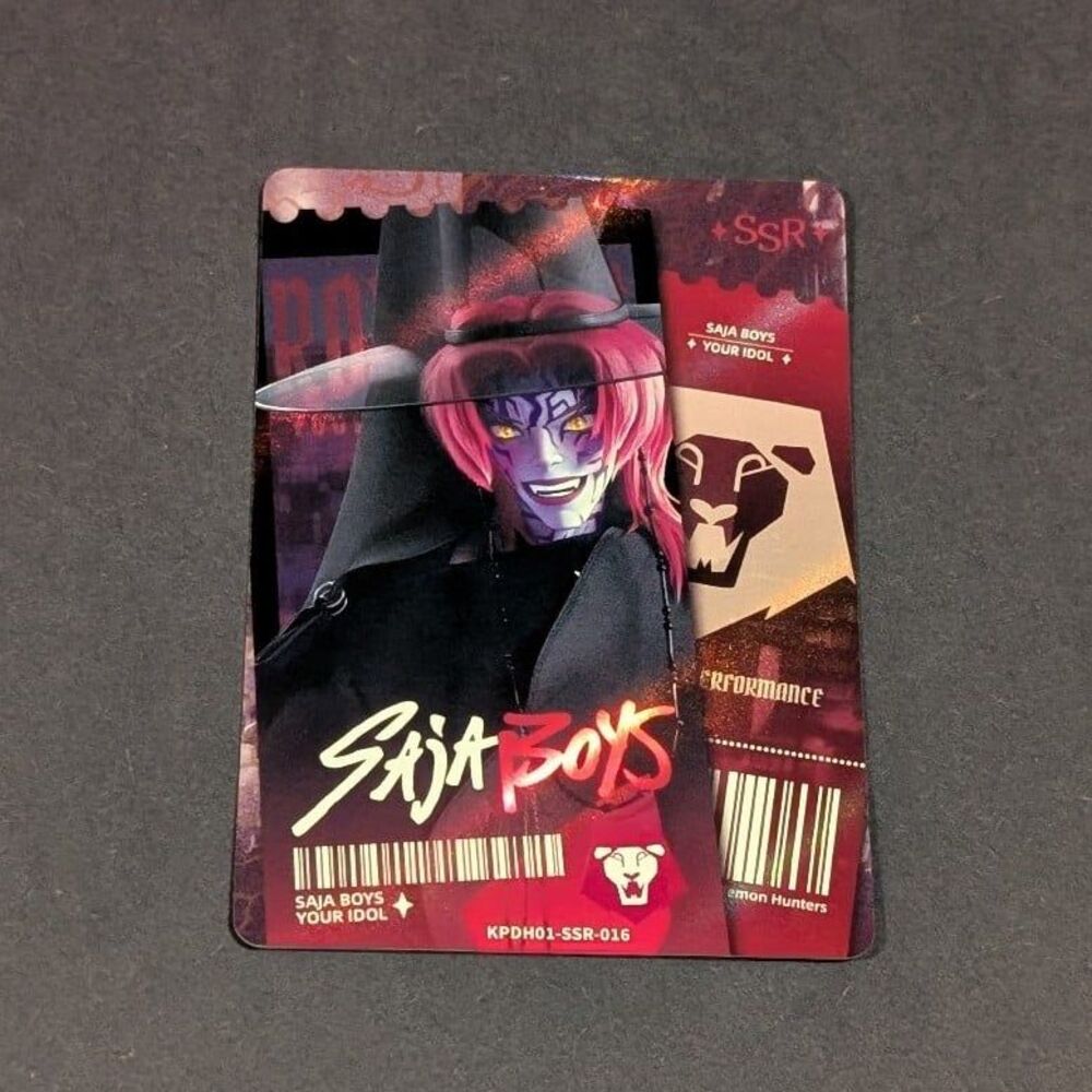 Kayou K-Pop Demon Hunters Romance Saja Boys Your Idol SSR Card KPDH01-SSR-016